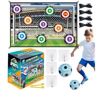 Football Ball Game Set For Kids, Childrens Interactive Indoor Football Game, Indoor Outdoor Toss Goal Games Soccer BallGame Set For Kids Footballs Accuracy Exercise With Ball Flannel Target 2 Ground