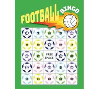 Football Bingo: 32-Player World Cup Themed Party Games for Parties, Bingo game birthday, Tailgates, BBQ’s and Youth Sports Events