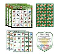 Football Bingo Cards, Football Party Games - Soccer Activities Board Game Card | Challenge Game Boards for Large Groups, Football Themed Table Game for Teen