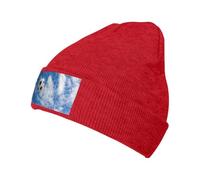 Football Blue-Sky Classic Winter Hats for Men,Women Without Eaves, Padded Warm Lining, Gifts for Parents,Friends.