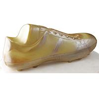 Football Boot Handmade from White Belgian Chocolate Gift/Cake Decoration Topper