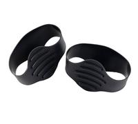 Football Boot Lace Covers | Youth Silicone Football Lace Bands, High Grip Design Football Accessories, Keep Tied, Football Sneaker Cover for Season, Black, Fare riferimento alla descrizione, Please