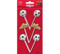 Football Boots Balls Birthday Cake Candles