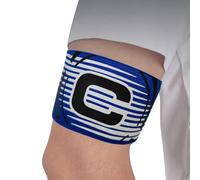 Football Captain Band - Elastic Arm Strap | Adjustable Youth Training Gear for Basketball Hockey Team Sports, Leadership Symbol Kids Game Practice Field Outdoor Athlete Use