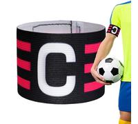Football Captain Bands, Captain Armbands for Football,Anti-fall Adjustable Player Bands, Armbands for Football Game Accessories