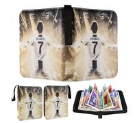 Football Card Binder, Trading Card Album for Football Card Collection Folder with 65 Page 520 Card Capacity Football Card Holder with Detachable Binder for Game Cards, Sports Star Cards