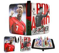 Football Card Binder, Trading Card Album for Football Card Collection Folder with 65 Page 520 Card Capacity Football Card Holder with Detachable Binder for Game Cards, Sports Star Cards