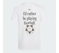 adidas Boy's Football Category Graphic Shirt, White, 9-10 Years