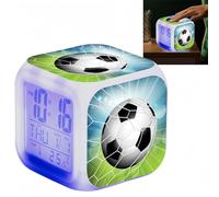 Football Clock,Digital Alarm Clock,Digital Clock,Football Alarm Clock,F/ootball Desk Clo/ck,Lighting Cl/ock,Cube F/ootball Alarm Clocks with Colorful Night Light,Boys Alarm C/lock,Boys D/igital C/lock