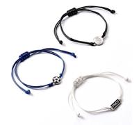 Football Clubs Real Madrid Friendship Bracelet Set RMFB0008 - Alloy / Copper / Aluminium