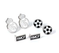 Football Clubs Real Madrid Set of 3 Stud Earrings RMES0007 - Alloy / Copper / Aluminium