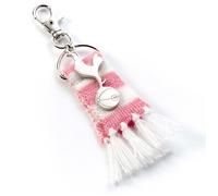 The Carat Shop Tottenham Hotspur Football Club Pink Stripe Scarf and Cockerel Backpack Hanger
