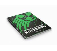 Football Coach Notebook by MVMT Sports, 50 page A5 pitch diagram planner for advanced football coaches. Capture formations, drills, set plays and scouts.