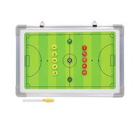 Football Coaching Board, Football Magnetic Tactic Board, with Magnetic Chess Pieces and Whiteboard Markers, Hangable Design, for Teaching