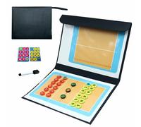 Football Coaching Board - Magnetic Double-Sided Dry-Erase Board for Training Guidance with Pen and Pawns