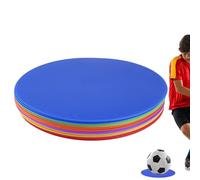 Football Coaching Sign Disc, Training Field Marker Plates Outdoor Agility Spot Set | Speed Practice Ground Target Setup Tools, Enhanced Visibility Flat Marker Equipment for Youth Sports