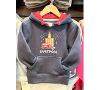 Football Collection Navy Liverpool Icon Kids Hoodie - Age 11-13 Years | Acotis - 3-4