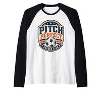 Football Collection Pitch Perfect Soccer Club Raglan Baseball Tee