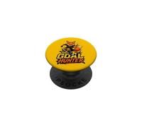Football Collection The Goal Hunter Fox Soccer Design PopSockets Adhesive PopGrip