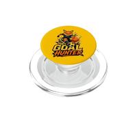 Football Collection The Goal Hunter Fox Soccer Design PopSockets PopGrip for MagSafe