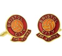Football Coloured Enamel Cufflinks Bristol C