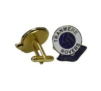 Football Coloured Enamel Cufflinks Tranmere