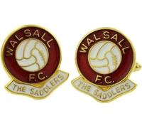 Football Coloured Enamel Cufflinks Walsall