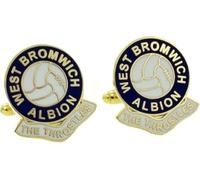 Football Coloured Enamel Cufflinks WBA