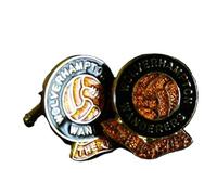 Football Coloured Enamel Cufflinks Wolverhampton