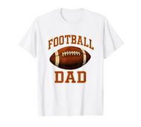 Football dad American Football Value Graphic T-Shirt, Men, White, M
