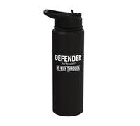 Football Defender - NO Way Through Stainless Steel Insulated Water Bottle