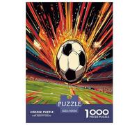 Football Design Art 1000 Pieces Sports for Adults Fun Jigsaw Puzzle Stress Relief Toy Intellectual Game Education Game Home Decoration Relaxation And Intelligence 70x50cm/1000pcs