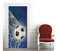 Football Door Stickers for Interior Doors Sports 3D Door Decals Art Sticker Self Adhesive Door Murals for Bedrooms Living Room Bathroom Home Decor 77 x 200 cm A5025