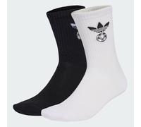 FOOTBALL EMBROIDERED CREW SOCKS 2 PAIRS