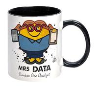 Football Fandom Mrs Data Mug - Gift Boxed Cup - Present Idea for Fan Christmas for Her