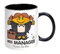 Football Fandom Mrs Manager Mug - Gift Boxed Cup - Present Idea for Fan Christmas for Her
