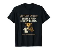 Football Fans Victory Outfit Humor Design T-Shirt