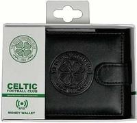 FOOTBALL FC RFID ANTI-FRAUD EMBOSSED LEATHER WALLETS OFFICIAL LICENSED DESIGN