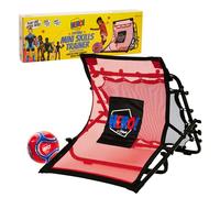 Football Flick HERO Mini Skills Trainer - Includes 3 in 1 Front Curved Ramp - Rear Rebounder Goal Net & Size 3 Ball