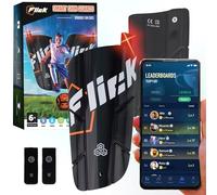 Football Flick Smart Shin Guards - Track and Anaylse Performance - Football accessory for training and matches - Extremely Lightweight - One Size Fits All