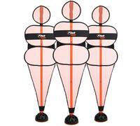 Football Flick Urban Agility Training Sets | Adjustable Football Mannequins & Free Kick Practice Equipment | Portable Training Aids with Carry Bag