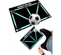 Football Footstep Training Mat, Soccer Training Mat, Fpro Ball Mastery Mat, Non-Slip Shock Dribble Silent Sports Mat, Training Pace Ball Control Equip