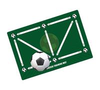 Football Footwork Training Equipment | Non-Slip Soccer Training | Portable Footstep Agility Equipment for Practice Lovers Mom Coaching Juggle Outdoor Fans Parents Players