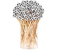 Football for Appetizers, Baseball Football Cupcake Choice | 100 Pieces Food Decorative Sandwich Skewers, Holiday Birthday Party Decorations