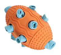 Football for dogs - treat dog toy | dog toy for aggressive, hard, this dog ball toy has an indestructible, dog chew toy