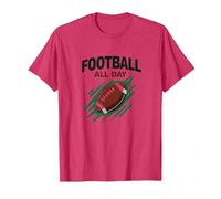 Football Forever NA NK Gridiron Passion T-Shirt, Men, Red Heather, S
