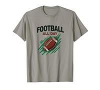 Football Forever NA NK Gridiron Passion T-Shirt, Men, Slate, L