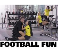 FOOTBALL FUN, Adult DVD, 5 Scenes, 2 Hours 22 Minutes --DISK ONLY--