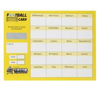 Football Fundraising Scratch Cards (20 Team) A5 Size 10 Pack