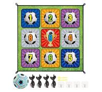Football Game | Interactive Toy for Boys with Flannel Mat and Goals - Fabric Goals Toys with Football, for Indoor Outdoor Garden Home Patio Living Room